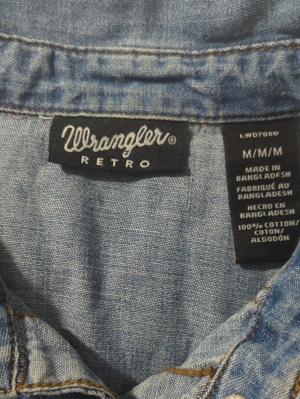 Wrangler Retro Pearl Snap Denim Dress - Picture 2 of 8
